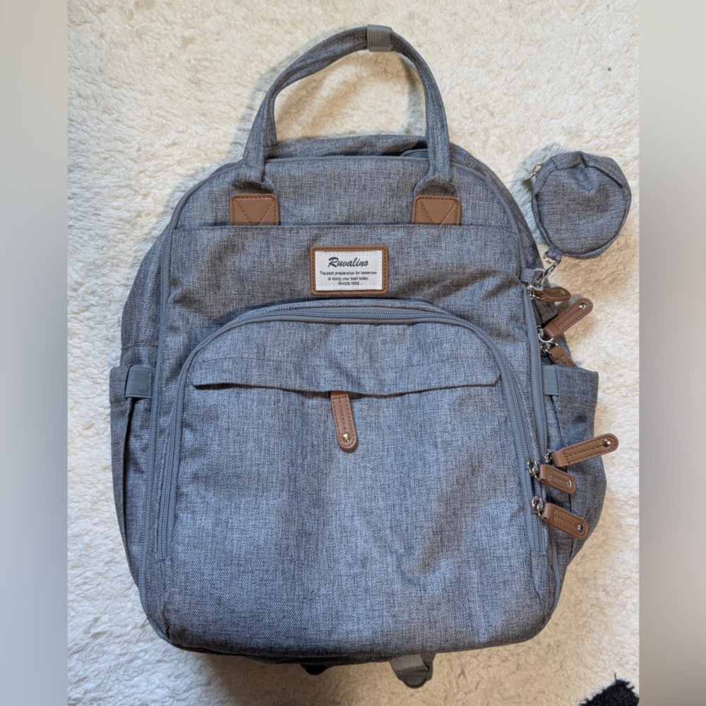 RUVALINO Multifunction Travel Baby Diaper Bag Bakcpack